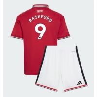 Manchester United Marcus Rashford #9 Hemmatröja Barn 2026-27 Kortärmad (+ Korta byxor)